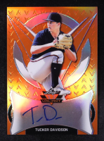 Tucker Davidson 2019 Leaf Valiant Orange Prismatic #BATD1 #13/35 RC at PristineAuction.com