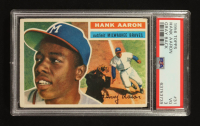 Hank Aaron 1956 Topps Gray Back #31 (PSA 3) at PristineAuction.com