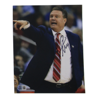 Bill Self Signed Kansas Jayhawks 8x10 Photo (Beckett) at PristineAuction.com