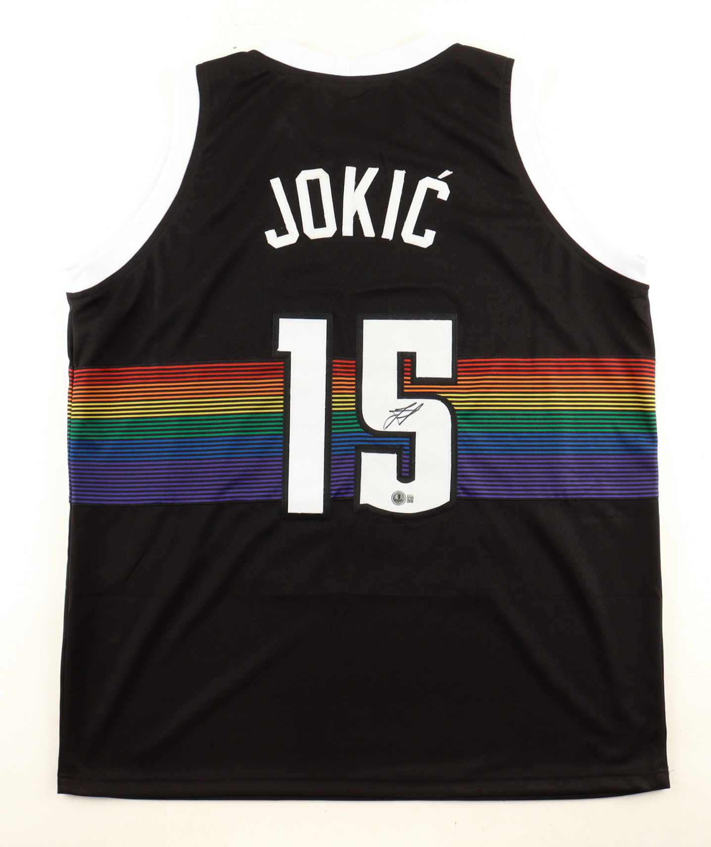 Nikola Jokic Signed Jersey (Beckett) at PristineAuction.com Nikola Jokic Signed Jersey (Beckett) at PristineAuction.com