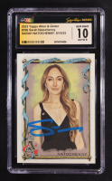 Sarah Natochenny Signed 2023 Topps Allen and Ginter #296 (CGC 10 | Auto 9) at PristineAuction.com