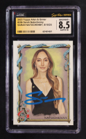 Sarah Natochenny Signed 2023 Topps Allen and Ginter #296 (CGC 8.5 | Auto 10) at PristineAuction.com