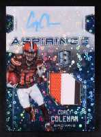 Corey Coleman 2016 Panini Spectra Aspiring Patch Autographs Neon Blue #3 #01/25 RC at PristineAuction.com
