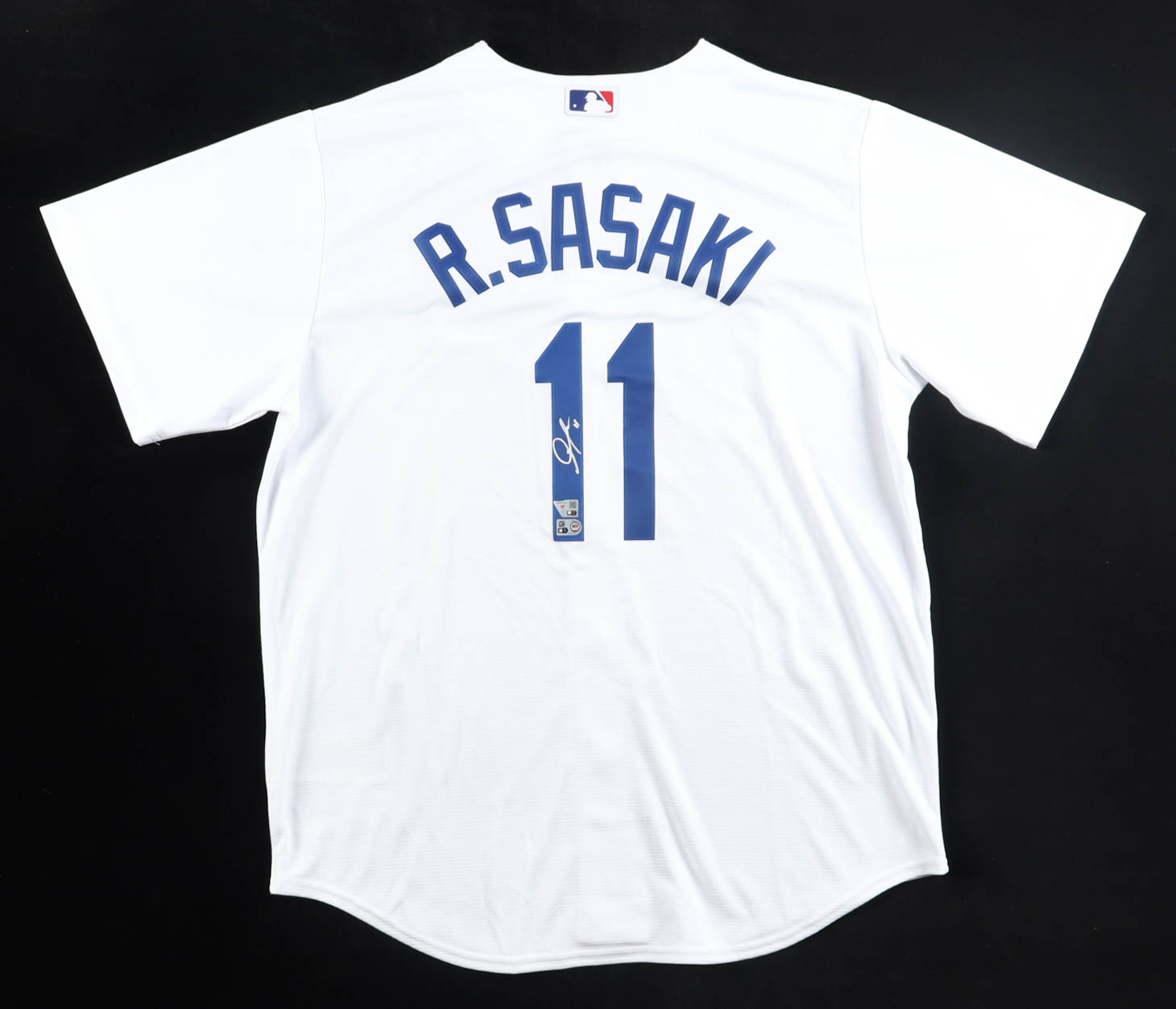 Roki Sasaki Signed Dodgers Nike Authentic Jersey (Fanatics & MLB) at PristineAuction.com Roki Sasaki Signed Dodgers Nike Authentic Jersey (Fanatics & MLB) at PristineAuction.com