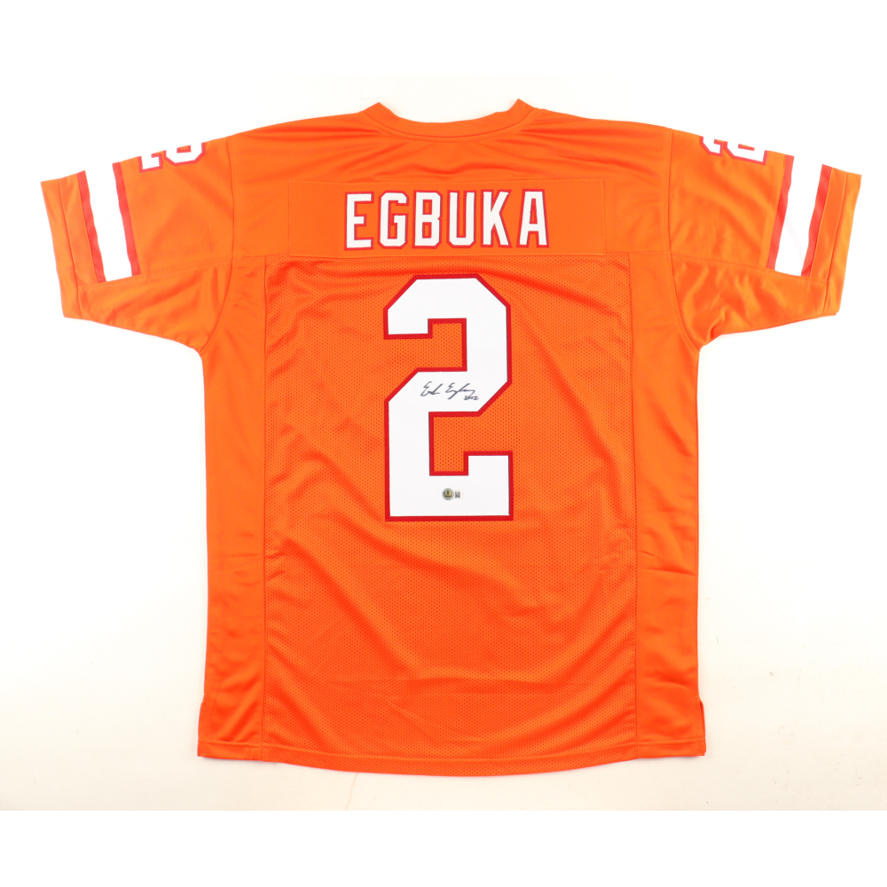 Emeka Egbuka Signed Jersey (Beckett) at PristineAuction.com