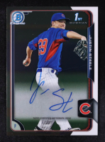 Justin Steele 2015 Bowman Chrome Prospect Autographs #BCAPJS RC at PristineAuction.com