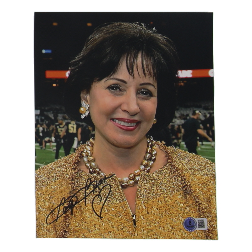 Gayle Benson Signed Saints 8x10 Photo (Beckett) at PristineAuction.com Gayle Benson Signed Saints 8x10 Photo (Beckett) at PristineAuction.com