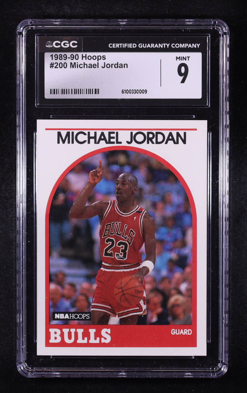 Michael Jordan 1989-90 Hoops #200 (CGC 9) at PristineAuction.com Michael Jordan 1989-90 Hoops #200 (CGC 9) at PristineAuction.com