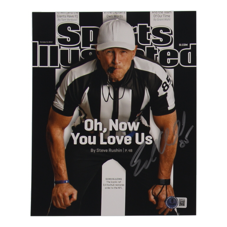 Ed Hochuli Signed 8x10 Photo (Beckett) at PristineAuction.com Ed Hochuli Signed 8x10 Photo (Beckett) at PristineAuction.com