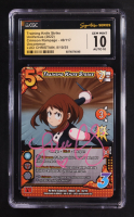Luci Christian Signed 2022 UniVersus My Hero Academia Crimson Rampage #49 Training Knife Strike (CGC 10 | Auto 10) at PristineAuction.com