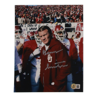 Barry Switzer Signed Oklahoma Sooners 8x10 Photo (Beckett) at PristineAuction.com