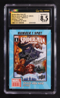 Christopher Barnes Signed 2020-21 Upper Deck Marvel Annual Number 1 Spot #N1S13 Spider-Man Noir (CGC 8.5 | Auto 8) at PristineAuction.com