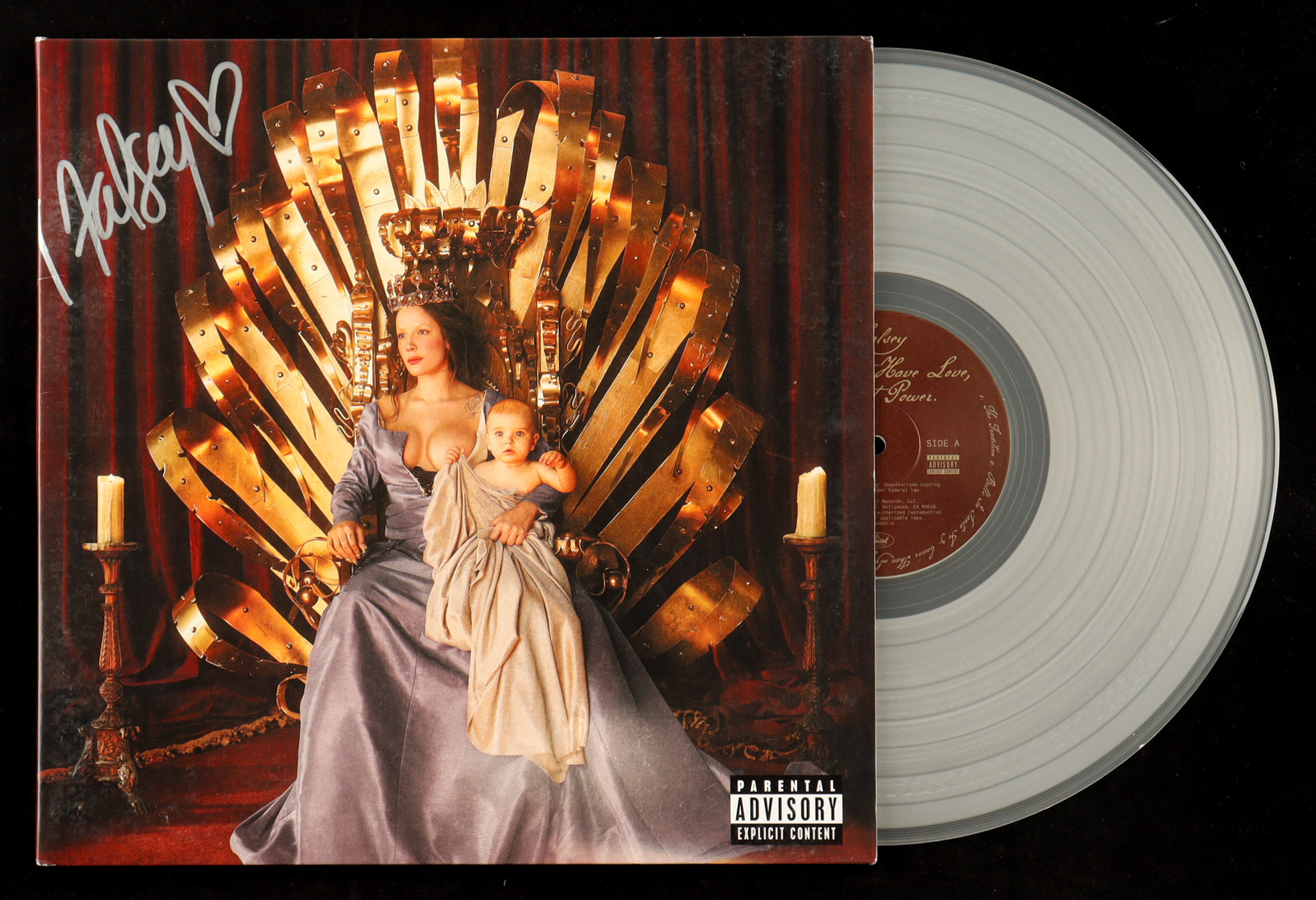 Halsey Signed "If I Can't Have Love, I Want Power" Vinyl Record Album (Beckett) at PristineAuction.com Halsey Signed "If I Can't Have Love, I Want Power" Vinyl Record Album (Beckett) at PristineAuction.com