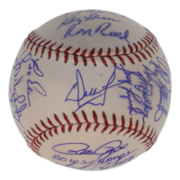 1980 Phillies OML Baseball Team-Signed by (24) with Pete Rose, Steve Carlton, Mike Schmidt, Mike Ryan (MLB & Fanatics) at PristineAuction.com