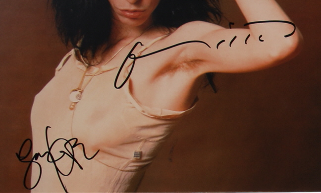 Patti Smith & Lenny Kaye Signed Patti Smith Group "Easter" Vinyl Record Album (Beckett) at PristineAuction.com Patti Smith & Lenny Kaye Signed Patti Smith Group "Easter" Vinyl Record Album (Beckett) at PristineAuction.com