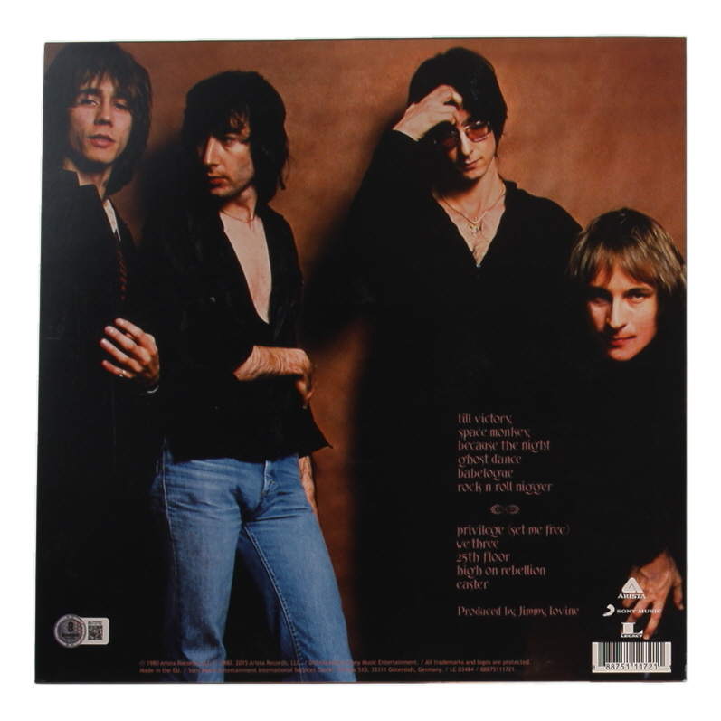 Patti Smith & Lenny Kaye Signed Patti Smith Group "Easter" Vinyl Record Album (Beckett) at PristineAuction.com Patti Smith & Lenny Kaye Signed Patti Smith Group "Easter" Vinyl Record Album (Beckett) at PristineAuction.com