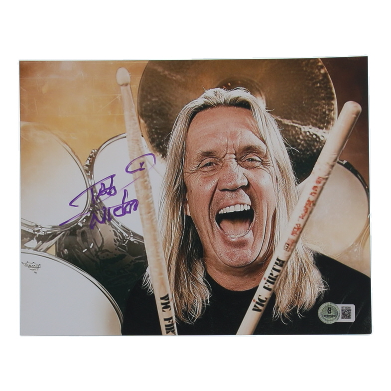 Nicko McBrain Signed 8x10 Photo (Beckett) at PristineAuction.com Nicko McBrain Signed 8x10 Photo (Beckett) at PristineAuction.com