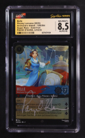 Paige O'Hara Signed 2025 Disney Lorcana TCG Archazia's Island #126 Belle - Mechanic Extraordinaire FOIL (CGC 8.5 | Auto 10) at PristineAuction.com
