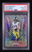 Puka Nacua Signed 2024 Panini Deca Mojo Prizm #185 #02/30 (PSA 10 | Autograph Graded PSA 10) at PristineAuction.com