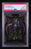 Jayden Daniels Signed 2024 Panini Select #26 RC (PSA 9 | Autograph Graded PSA 10) at PristineAuction.com