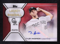 Tyler Anderson 2019 Topps Legacy of Baseball Autographs Red #LBATA #05/25 at PristineAuction.com