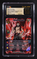 Justin Cook Signed 2022 UniVersus My Hero Academia Crimson Rampage DLC #4 Eijiro Kirishima (CGC 10 | Pristine Black Label | Auto 10) at PristineAuction.com
