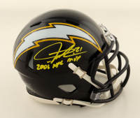 LaDainian Tomlinson Signed Chargers Speed Mini Helmet Inscribed "2006 NFL MVP" (Beckett) at PristineAuction.com