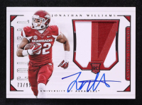 Jonathan Williams 2016 Panini National Treasures Collegiate Colossal Signature Materials #232 #73/99 RC at PristineAuction.com