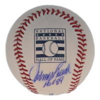 Johnny Bench Signed OML Hall of Fame Logo Baseball Inscribed "HOF 89" (MLB) at PristineAuction.com