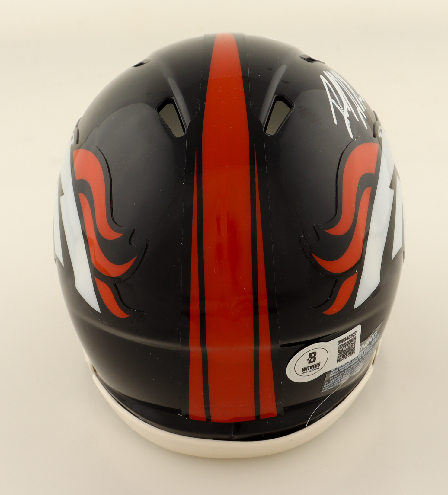 Derek Wolfe Signed Broncos Speed Mini Helmet Inscribed "SB 50 Champs!" (Beckett) at PristineAuction.com Derek Wolfe Signed Broncos Speed Mini Helmet Inscribed "SB 50 Champs!" (Beckett) at PristineAuction.com