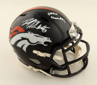 Derek Wolfe Signed Broncos Speed Mini Helmet Inscribed "SB 50 Champs!" (Beckett) at PristineAuction.com