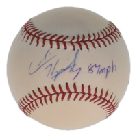 Colin Kaepernick Signed OML Baseball Inscribed "87 MPH" (Fanatics) at PristineAuction.com