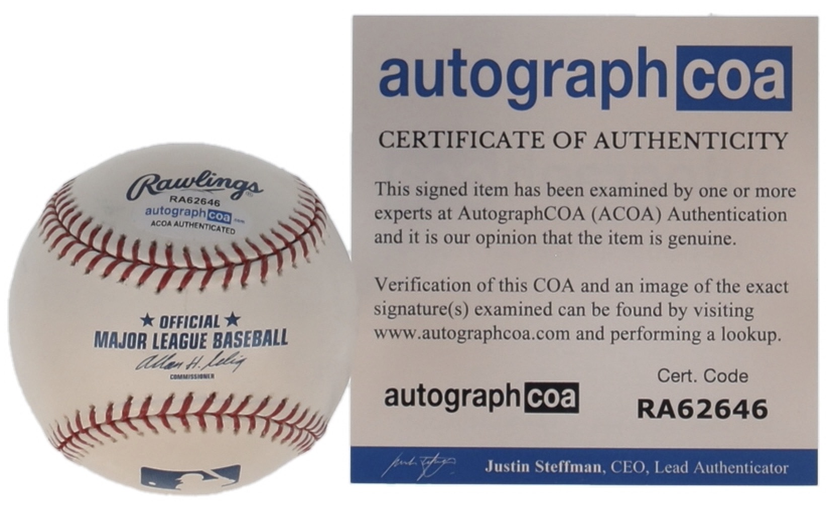 Jon Hamm Signed OML Baseball (ACOA) at PristineAuction.com Jon Hamm Signed OML Baseball (ACOA) at PristineAuction.com