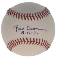 Bill Clinton Signed OML Baseball Inscribed "5-12-15" (ACOA) at PristineAuction.com