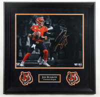 Joe Burrow Signed Bengals Custom Framed Photo Display with Name & Team Plaque (Fanatics) at PristineAuction.com