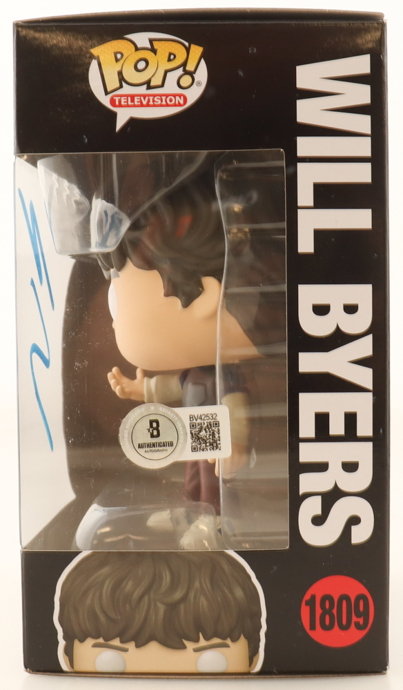 Noah Schnapp Signed "Stranger Things" #1809 Will Byers (Hivemind) Funko Pop! Vinyl Figure (Beckett) at PristineAuction.com Noah Schnapp Signed "Stranger Things" #1809 Will Byers (Hivemind) Funko Pop! Vinyl Figure (Beckett) at PristineAuction.com