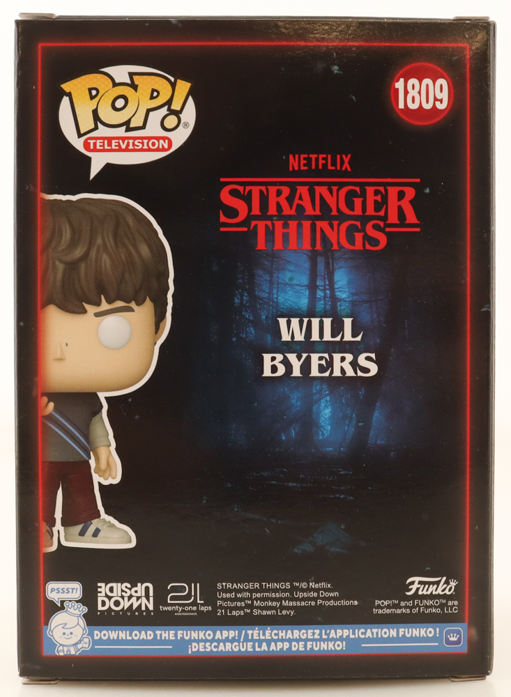 Noah Schnapp Signed "Stranger Things" #1809 Will Byers (Hivemind) Funko Pop! Vinyl Figure (Beckett) at PristineAuction.com Noah Schnapp Signed "Stranger Things" #1809 Will Byers (Hivemind) Funko Pop! Vinyl Figure (Beckett) at PristineAuction.com