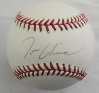 Tom Glavine Signed OML Baseball (JSA) at PristineAuction.com