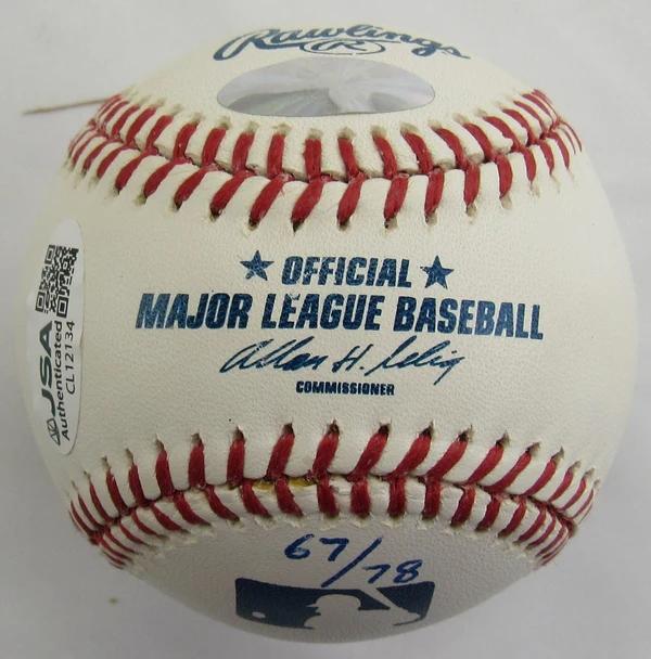 Chris Chambliss Signed OML Baseball Inscribed "1976 ALCS Winning HR" (JSA) at PristineAuction.com Chris Chambliss Signed OML Baseball Inscribed "1976 ALCS Winning HR" (JSA) at PristineAuction.com