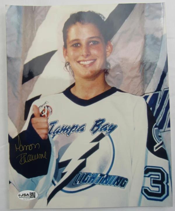 Manon Rheaume Signed 8x10 Photo (JSA) at PristineAuction.com Manon Rheaume Signed 8x10 Photo (JSA) at PristineAuction.com