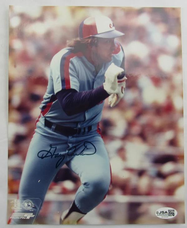 Gary Carter Signed Expos 8x10 Photo (JSA) at PristineAuction.com Gary Carter Signed Expos 8x10 Photo (JSA) at PristineAuction.com