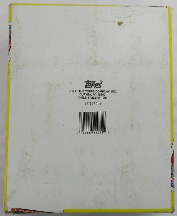 1991 Topps 40 Years of Baseball Wax Box with (36) Packs at PristineAuction.com 1991 Topps 40 Years of Baseball Wax Box with (36) Packs at PristineAuction.com