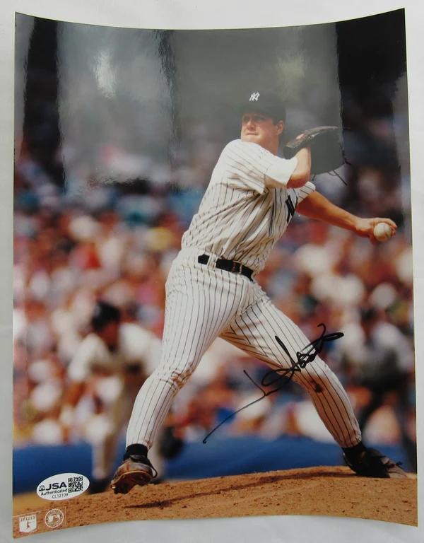 Jim Abbott Signed Yankees 8x10 Photo (JSA) at PristineAuction.com Jim Abbott Signed Yankees 8x10 Photo (JSA) at PristineAuction.com