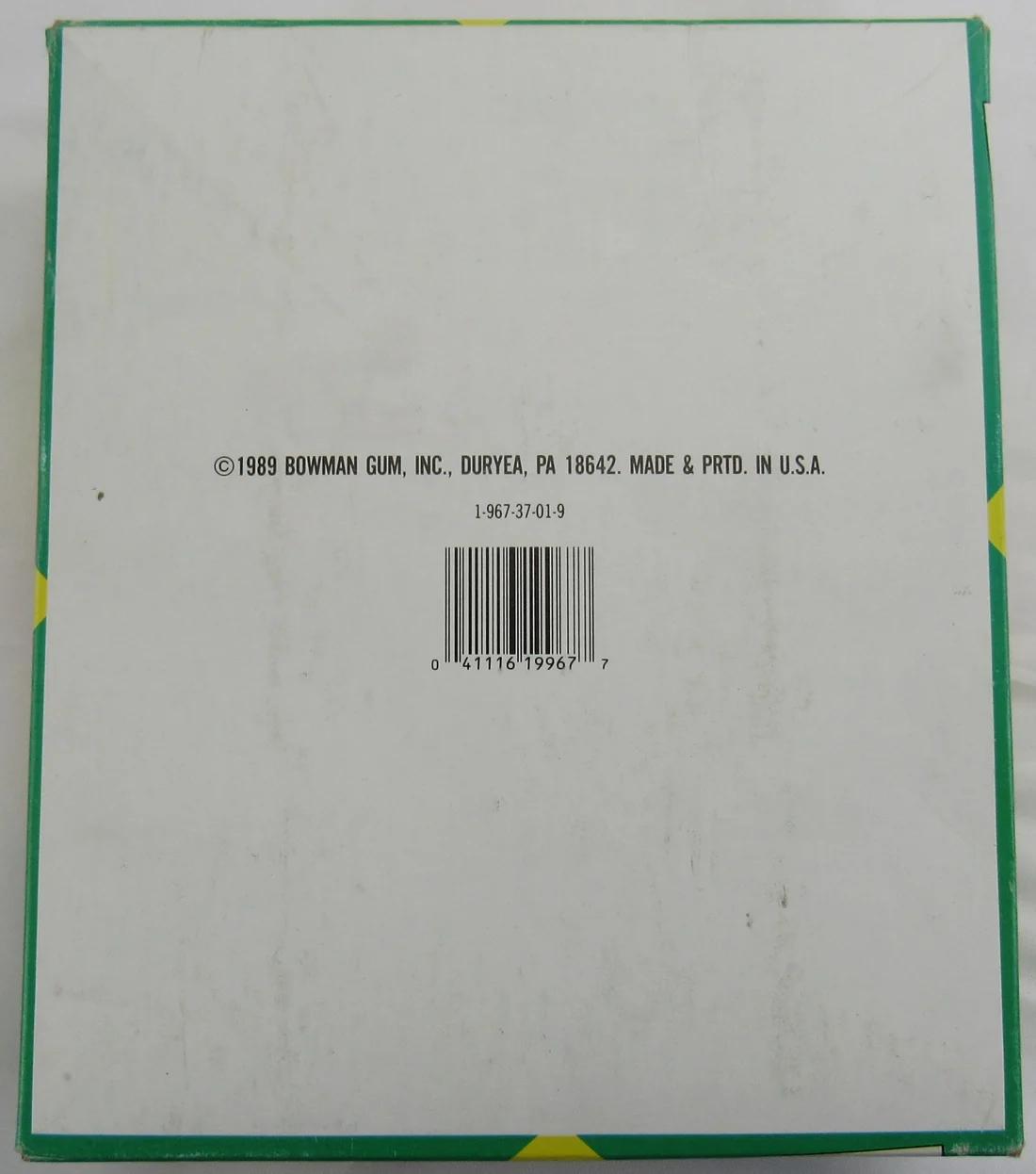 1989 Bowman Baseball Wax Box Rack Box 24 ct at PristineAuction.com 1989 Bowman Baseball Wax Box Rack Box 24 ct at PristineAuction.com