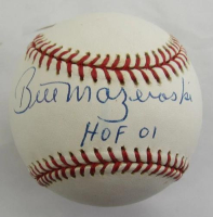 Bill Mazeroski Signed OML Baseball Inscribed "HOF 01" (JSA) at PristineAuction.com