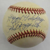 Phil Rizzuto Signed OAL Baseball Inscribed "Happy Holiday" (JSA) at PristineAuction.com