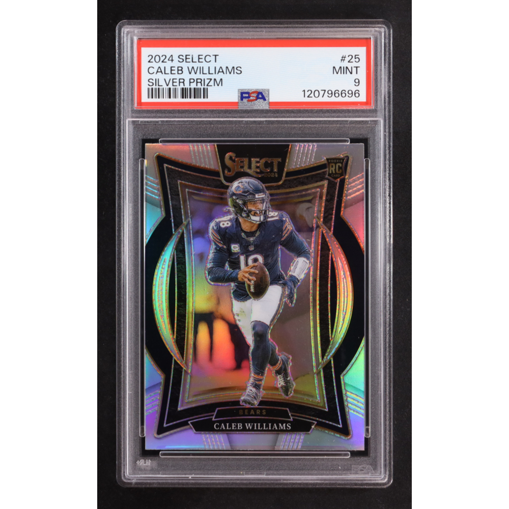 Caleb Williams 2024 Select Prizm Silver #25 RC (PSA 9) at PristineAuction.com