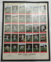 Yankees 1943 World Series Champions Complete Set of (30) Uncut Stamps at PristineAuction.com