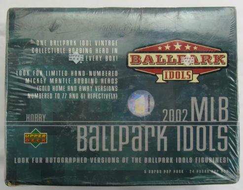 2002 Upper Deck Ballpark Idols MLB Hobby Box - Bobbing Head at PristineAuction.com 2002 Upper Deck Ballpark Idols MLB Hobby Box - Bobbing Head at PristineAuction.com