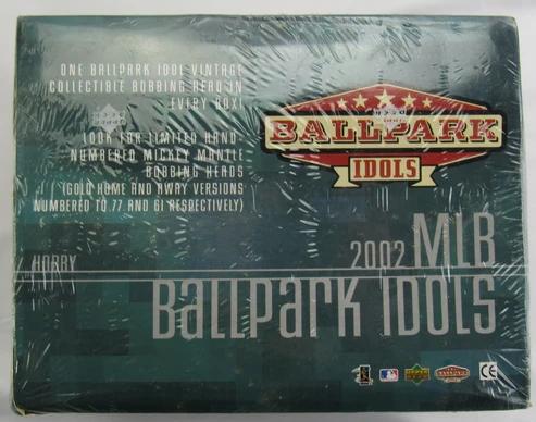 2002 Upper Deck Ballpark Idols MLB Hobby Box - Bobbing Head at PristineAuction.com 2002 Upper Deck Ballpark Idols MLB Hobby Box - Bobbing Head at PristineAuction.com